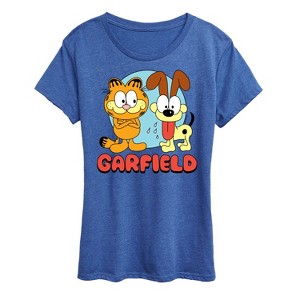 Women's - Garfield - Garfield Odie Doodle Short Sleeve Graphic T-Shirt - 1 of 4