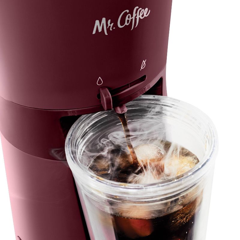 Mr. Coffee Iced Coffee Maker with 22oz Reusable Tumbler and Coffee Filter, 3 of 15