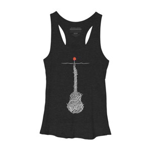 Women's Design By Humans Music Always Finds A Way By NomAdartStudio Racerback Tank Top - 1 of 2