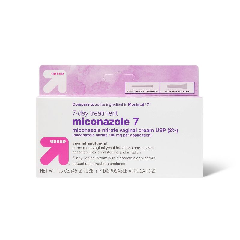 Miconazole Vaginal Antifungal Cream 7 day Treatment - 1.5oz - up &#38; up&#8482;, 1 of 9
