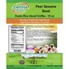 Larissa Veronica Pear Sesame Seed Costa Rica Decaf Coffee (Gourmet, Naturally Flavored, Whole Coffee Beans) (16 oz, ZIN: 567483) - 2 of 4