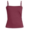 Lands' End Women's Bandeau Tankini Top - Large - Burgundy Spritz - 4 of 4