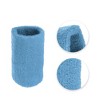 Unique Bargains Wrist Sweat bands Wristbands for Sport Wrist Wraps Absorbing Cotton Terry Cloth 3.15"x3.94" 1 Pair - 3 of 4