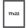PosterPalooza | Linear Black Picture Frame - UV Acrylic, Foam Board Backing, Hanging Hardware - 2 of 4