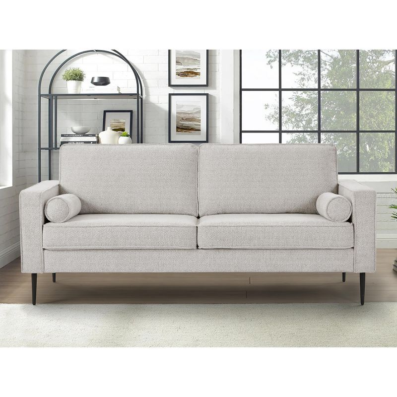 Upholstered 3 Seat/Loveseat/1 Seat/Ottoman Sofa Couches-ModernLuxe, 1 of 8