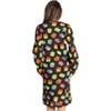 Just Love Womens Nightgown - Long Sleeve Henley Oversized Sleepwear Gown - 3 of 3