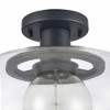 Elk Home Clement 1 - Light Semi-Flush Mount in  Matte Black - 2 of 3
