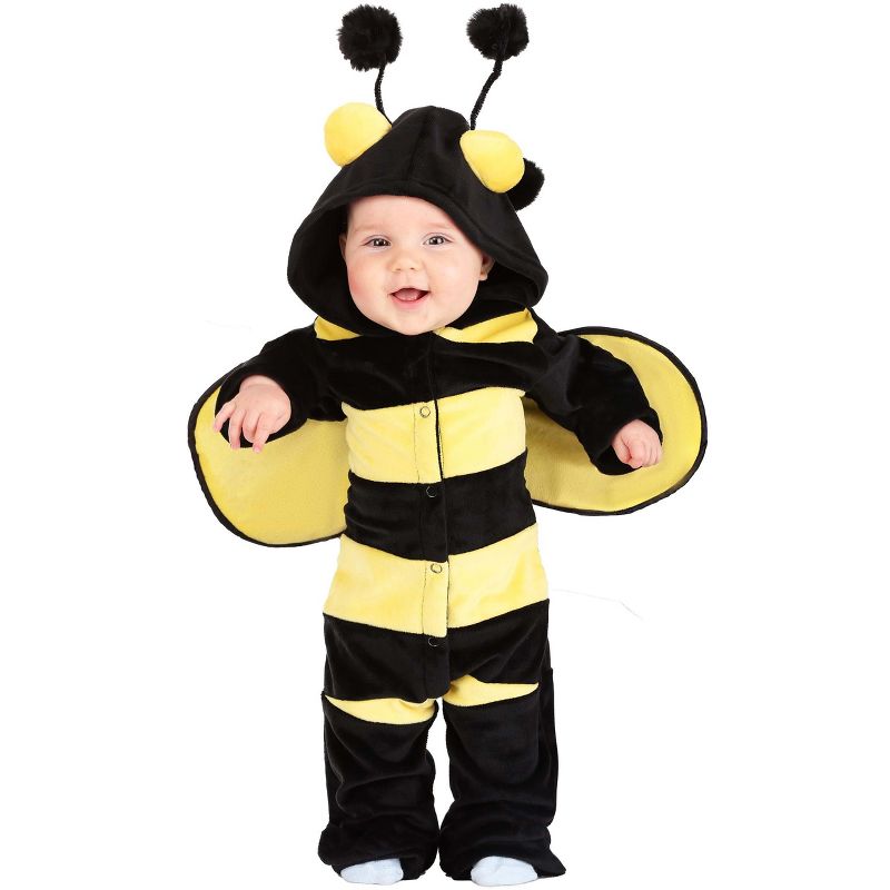 HalloweenCostumes.com Bumble Bee Infant's Costume, 2 of 3