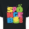 Women's - SpongeBob SquarePants - Spongebob Lettering Cropped Graphic T-Shirt - 2 of 4