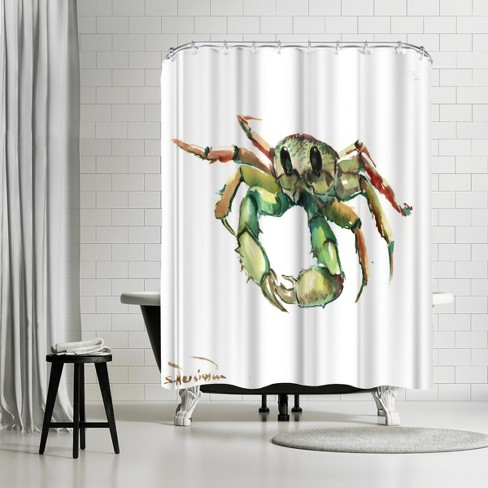 Blue Crab Shower Curtain 