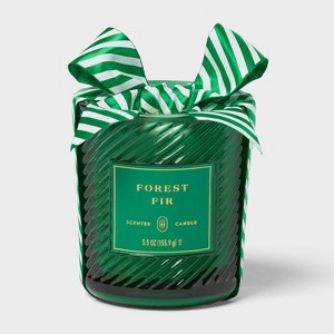 Swirled Glass Jar Candle - Threshold™ - 1 of 4
