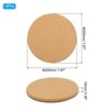 Unique Bargains Thicken Absorbent Cork DIY Craft Plant Coasters 4 Pcs - 2 of 4