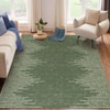 Indoor Modern Soft Washable Area Rugs with Stripped Lines Print for Bedroom Living Room - 2 of 4