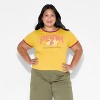 Women's Pooh Ringer Short Sleeve Graphic Baby T-Shirt - Dark Mustard Yellow - 2 of 3