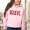 The Juniper Shop Believe Bold Puff Print Toddler Graphic Hoodie - 2 of 3