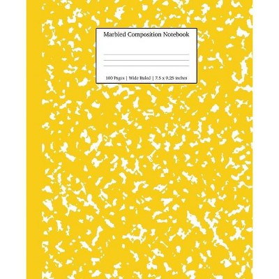 Marbled Composition Notebook - (School Essentials) by  Young Dreamers Press (Paperback)