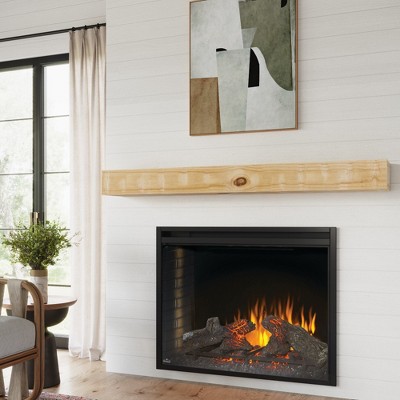 Bodie 60 inch Matte Clear Pine Fireplace Mantel Shelf