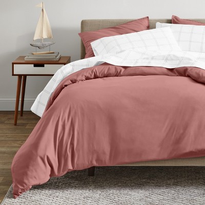 400 Thread Count Organic Cotton Sateen Duvet Cover and Sham Set by Bare Home