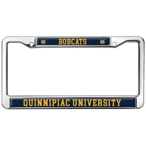Quinnipiac University Bobcats Full Size Standard License Plate Metal Frame - 1 of 4