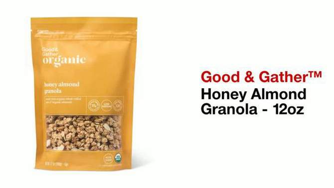 Honey Almond Granola - 12oz - Good & Gather&#8482;, 2 of 7, play video