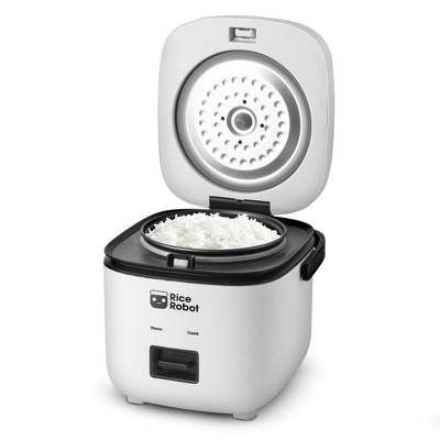 Rice Robot Rice Cooker 4.5 Cups Cooked Electric Mini Rice Maker Pot