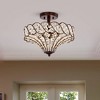 16" x 16" x 13" Maica 4 Light Crystal Semi Flush Mount, ETL Listed - Warehouse Of Tiffany - 2 of 3