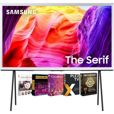 Samsung 65-Inch QLED 4K The Serif TV 2024 + 12 Months Protection and Movies Streaming