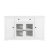 YOOCOZZ Sideboard Buffet Cabinet with Drawer,Adjustable Shelf and Doors-White - 2 of 4
