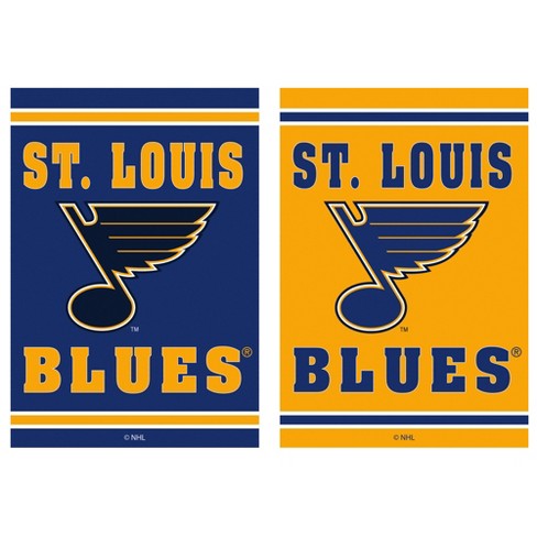 St. Louis Blues 28 x 44 Double-Sided Embossed Suede House Flag