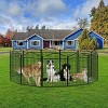 Artloge 8 Panels Heavy Duty Metal Dog Panel Pet Playpen Indoor Outdoor Foldable Dog Exercise Fence with Gate for Large Medium Pets Camping Yard - 3 of 4