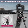 Craze Ventures Professional Video Tripod with Fluid Head - 2 of 4