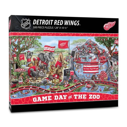 NHL Detroit Red Wings Game Day At The Zoo Puzzle - 500pc - image 1 of 3