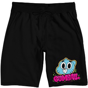 The Amazing World of Gumball The Amazing World of Gumball lounge short on Black Adult - 1 of 4