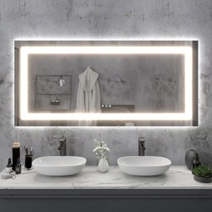 LED Front Light and Backlit Mirror - 1 of 4