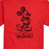 Men's - Disney - Mickey Mouse Classic Sketch Short Sleeve Graphic T-Shirt - 2 of 4