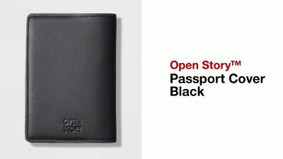 Black Plastic Design Passport Cover, For Office