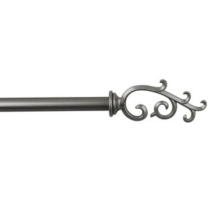 Urbanest 5-8-inch Diameter Julietta Adjustable Single Drapery Curtain Rod - 1 of 4