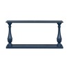 NicBex Elegant and Vintage Console Table with Vase-Leg Design,Narrow Entryway Table with Bottom Shelf for Living Room,Hallway - 3 of 4