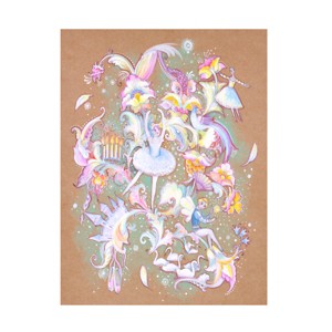 Trademark Fine Art - Oxana Zaika Swan Lake Ballet Canvas Art - 1 of 4