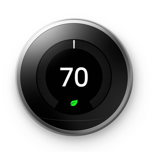 Google Nest Thermostat - Smart Programmable Wi-Fi Thermostat - Snow