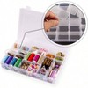 Plastic Organizer Container Box with 36 Compartments, Adjustable Dividers 3 Pack Box Size Is 10.8" L X 7.0" W X 1.8" H - 3 of 4