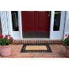 A1HC Natural Coir and Rubber Large Door Mat, 18" x 30", Thick Durable Doormats for Door Entrance - 2 of 4