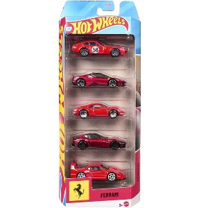 Ferrari 5 piece Set by Hot Wheels Diecast Model Cars by Hot Wheels