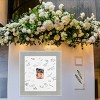 Glam Signature Mat Picture Frame – Guest Book Alternative for Weddings, Graduations, or Retirement – Autograph Photo Mat for Signature Board - 4 of 4