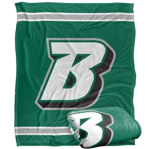 Binghamton University Primary Logo Stripes Silky 50x60 Blanket, 1 Sided - 1 of 4