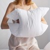 Aghana Digitals Fluffy Organic Cotton Bed Pillows Set of 2, Queen Size - 2 of 4