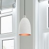 Livex Lighting Arlington 1 - Light Pendant in  White/Brushed Nickel - 4 of 4