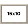 PosterPalooza | Photo Size Classic Modern Silver Frame - UV Acrylic, Foam Board Backing, Hanging Hardware - 2 of 4