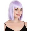 HalloweenCostumes.com One Size Fits Most  Women  Light Purple Bob Wig, Purple - 2 of 3