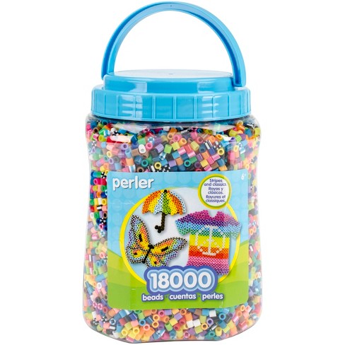  Perler Multi-Mix Fuse Beads Jar, Assorted Colors, Pack of 22000  (PER17000) : Arts, Crafts & Sewing